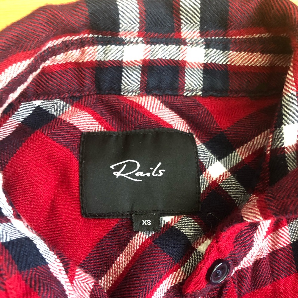 Rails Red Plaid Flannel - image 3